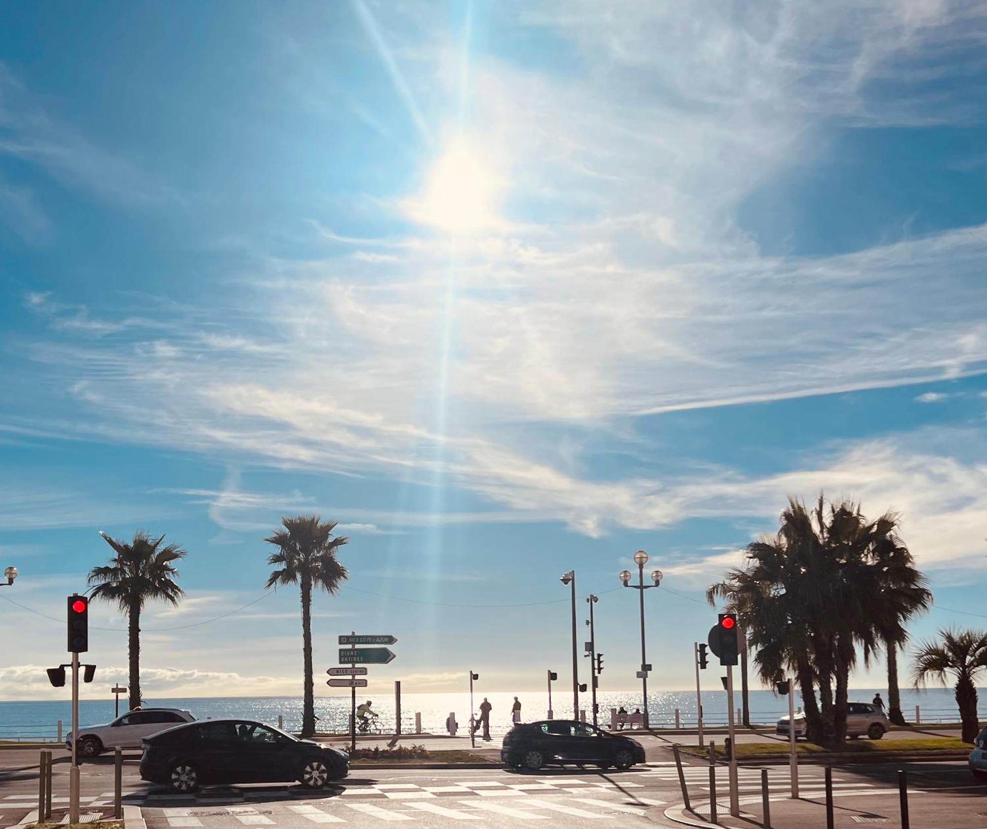 Bord De Mer A Nice Sur La Promenade Des Anglais 외부 사진